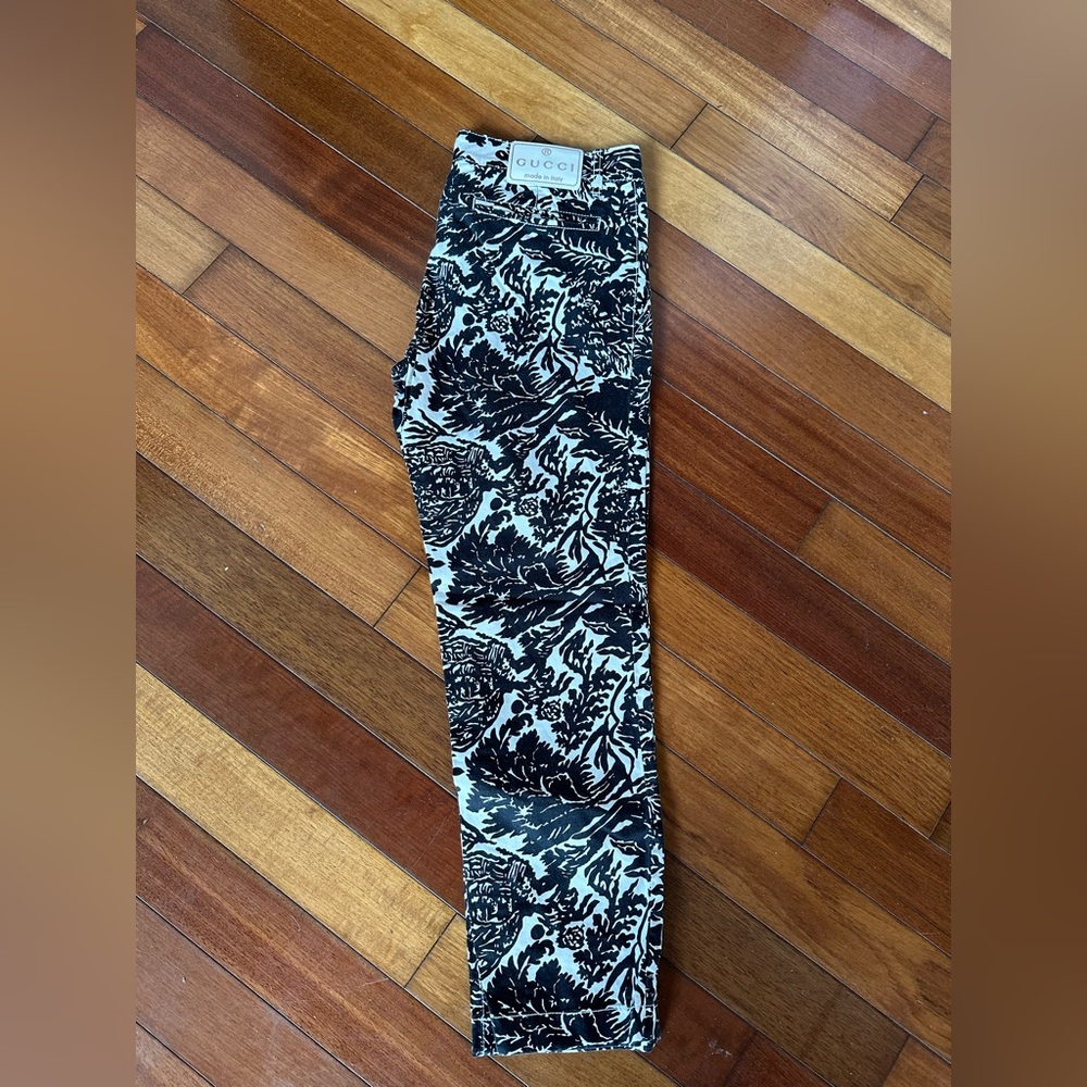 Gucci floral print pants